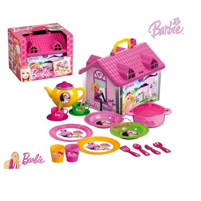 Oyuncak Barbie Ev Çay Seti 19 Parça