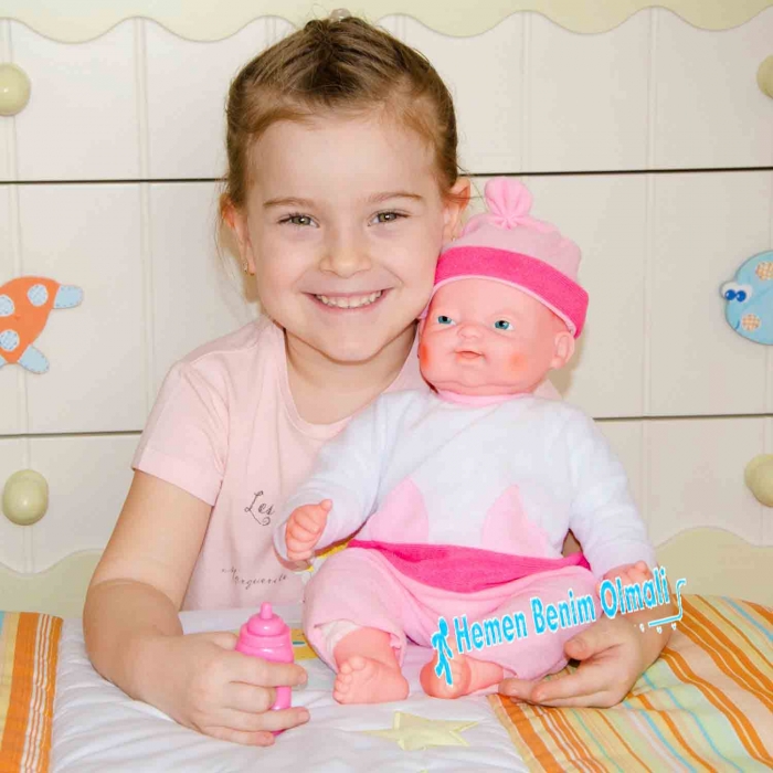Oyuncak Horlayan Bebek Mimikli Bebek Et bebek Gerçek Yüz Mimikli