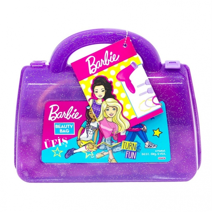 Oyuncak Çocuk Barbie Güzellik Seti Çantası