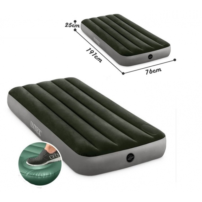 İntex 64760 Tek Kişilik Şişme Yatak Dura Beam Downy Airbed 76 x1.91x25