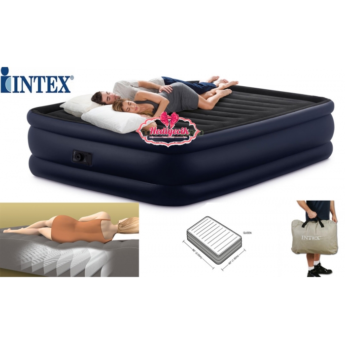 Outdoor Şişme Yataklar İntex İntex Şişme Yatak Kraliçe