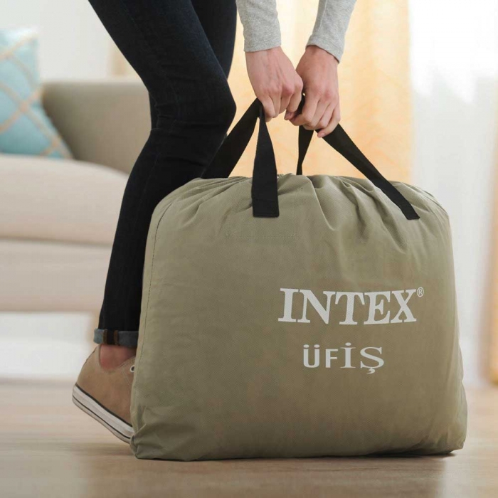 İntex Elektrikli DuraBeam Şişme Yatak 203x152x42cm İntex Elektrikli DuraBeam Şişme Yatak 203x152x42cm