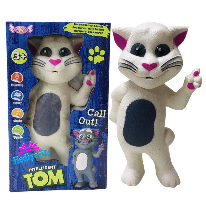 Talking Tom Kedi Oyuncak Ses Kayıtlı Konuşan Oyuncak Kedi 83827