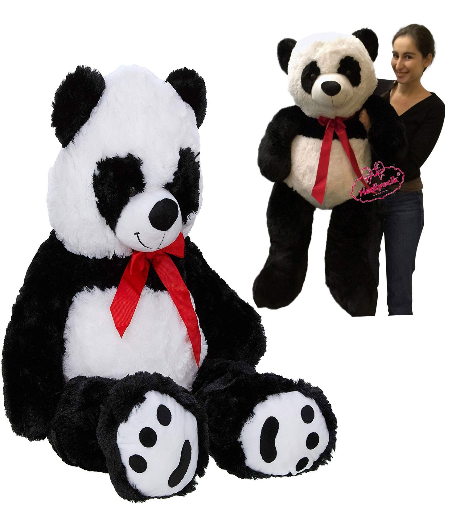 Pelus Oyuncak Panda 100 Cm 1 Metre Buyuk Boy Salas Tam Sarilmalik Fiyatlari Hediyecik Com Da