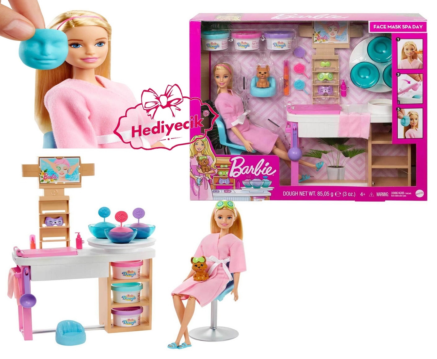 Oyuncak Barbie Yuz Bakimi Yapiyor Oyun Seti Gjr84 En Uygun Fiyat Ve Ayni Gun Kargo Avantaji Ile Hediyecik Com Da