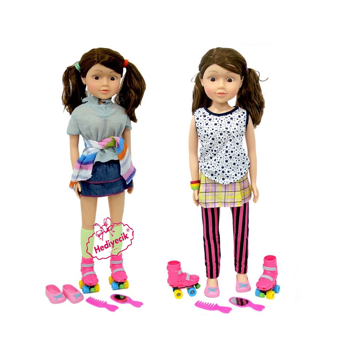 Sunman Skaterz Patenli Bebek 80 Cm Buyuk Boy