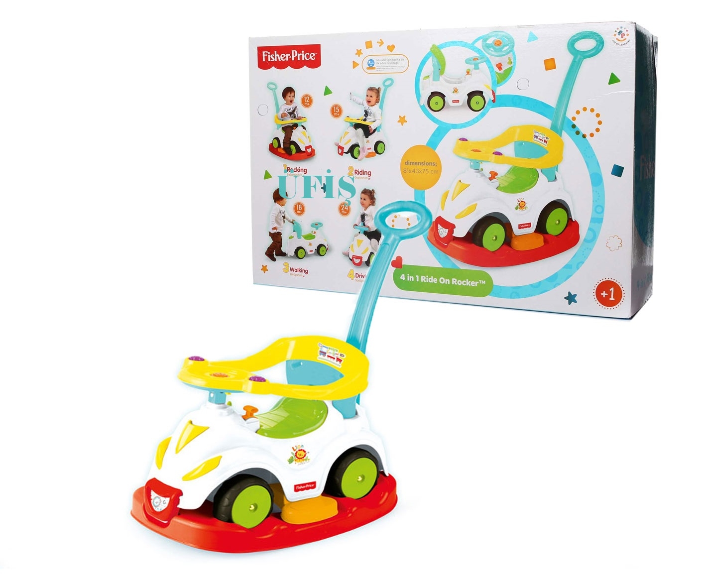 Macchinina fisher price on sale 4 in 1