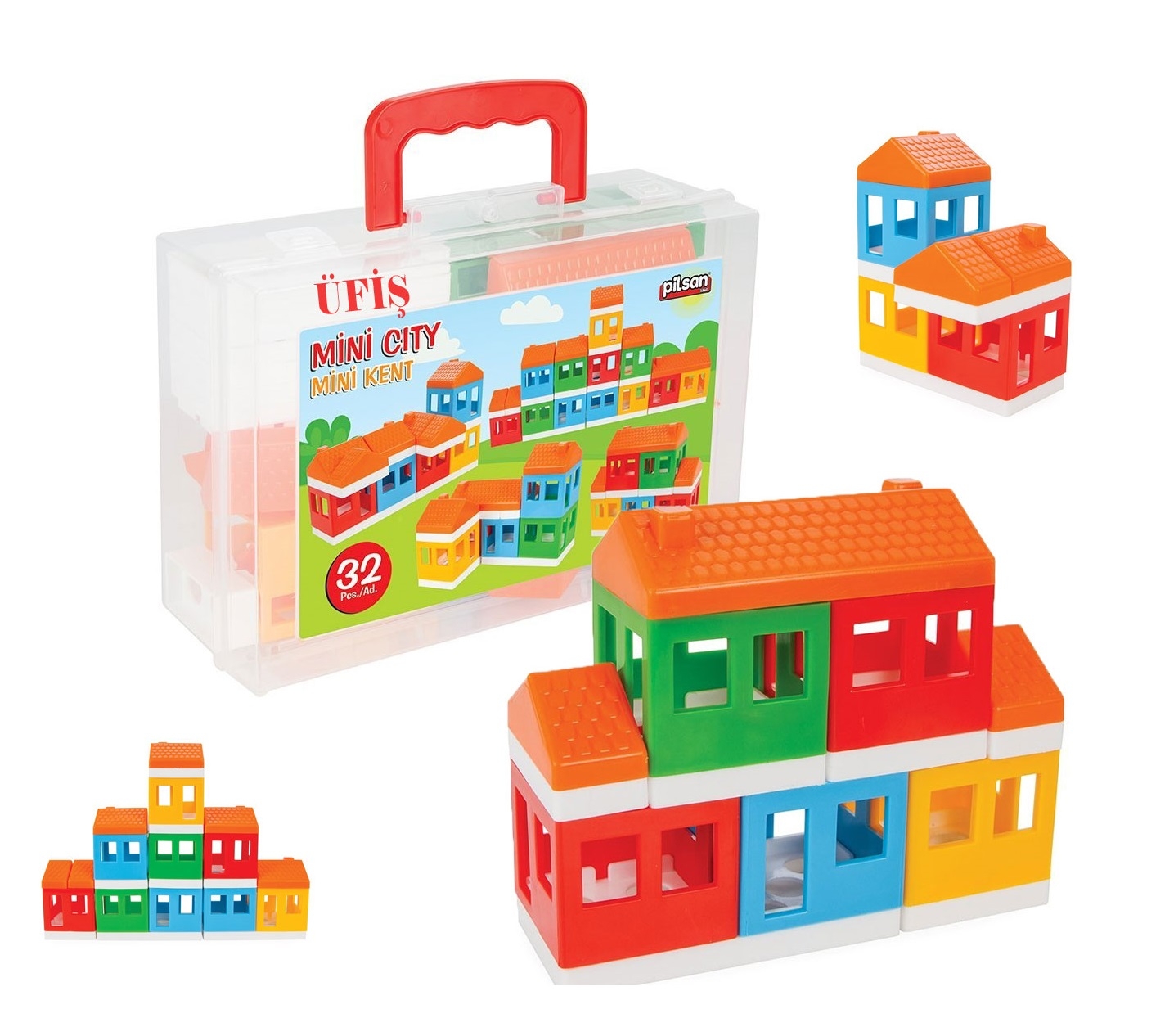 Yap Boz Bloklar - Pilsan - Pilsan Çantalı Mini Kent Yap Boz 32