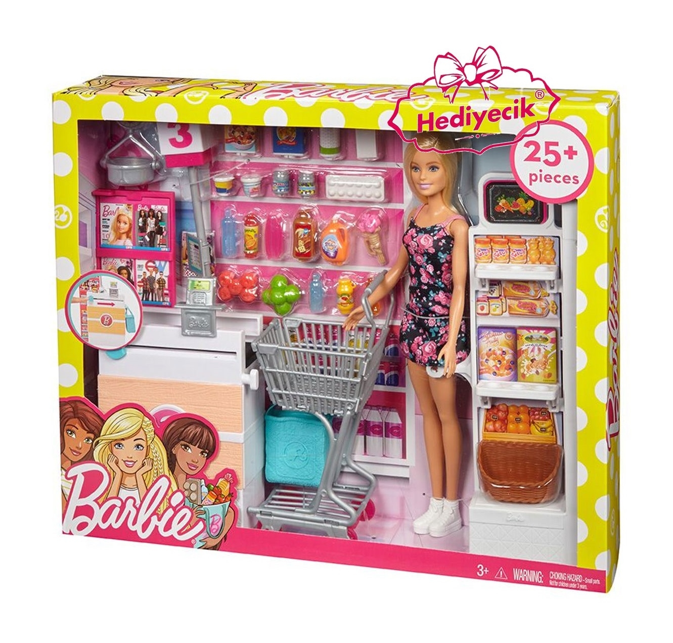 barbie supermarkette oyun seti frp01