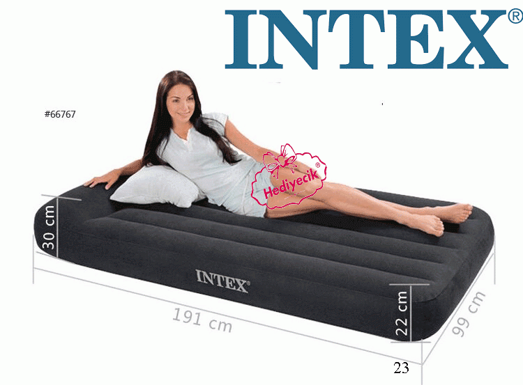 Outdoor Sisme Yataklar Intex Intex 66779 Tek Katli Tek Kisilik Sisme Yatak Son 1 Adet