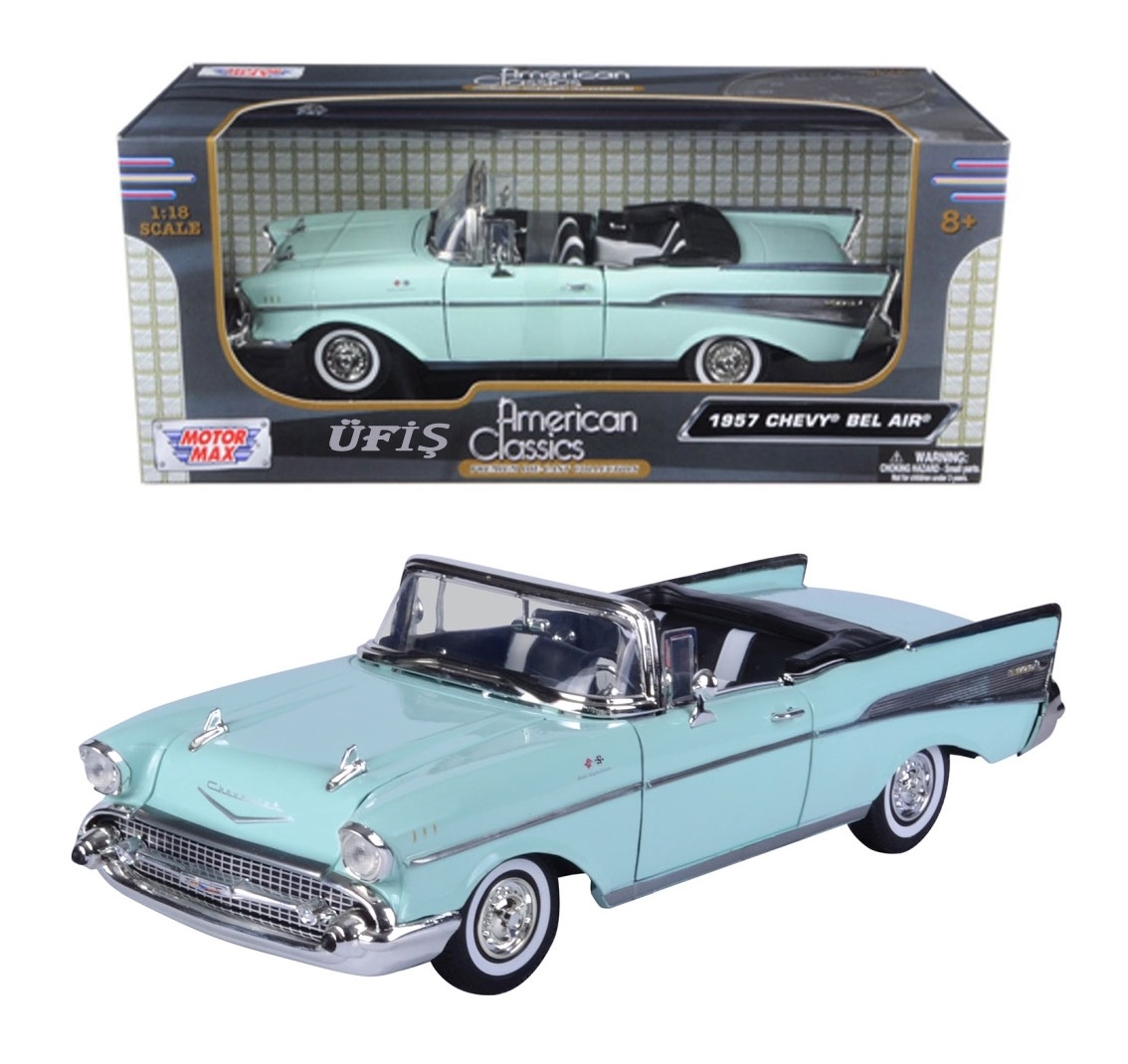 Motormax Chevrolet 1:18 1957 Chevy Bel Air ( Convertible )