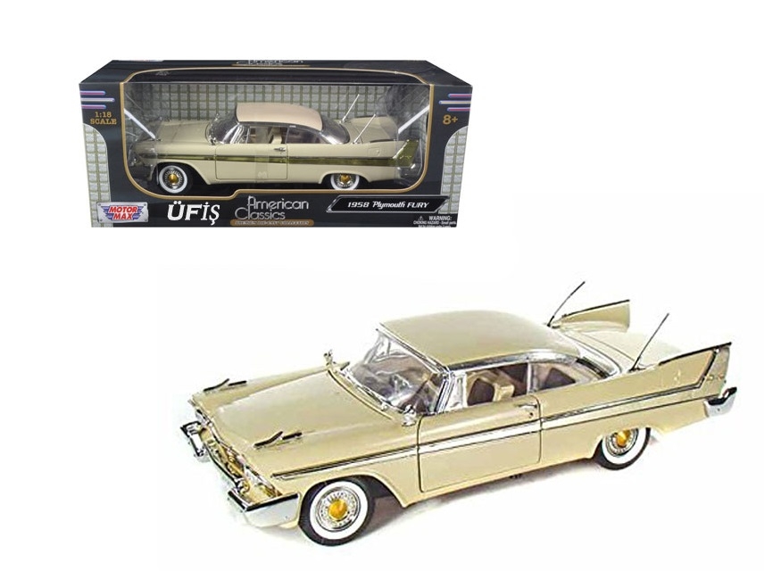 Motormax 1:18 1958 Plymouth Fury Mavi Model Araba Fiyatı