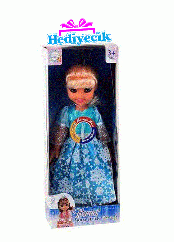 Manken Bebekler Global Toys Oyuncak Henna Moda Manken Bebek 35 Cm