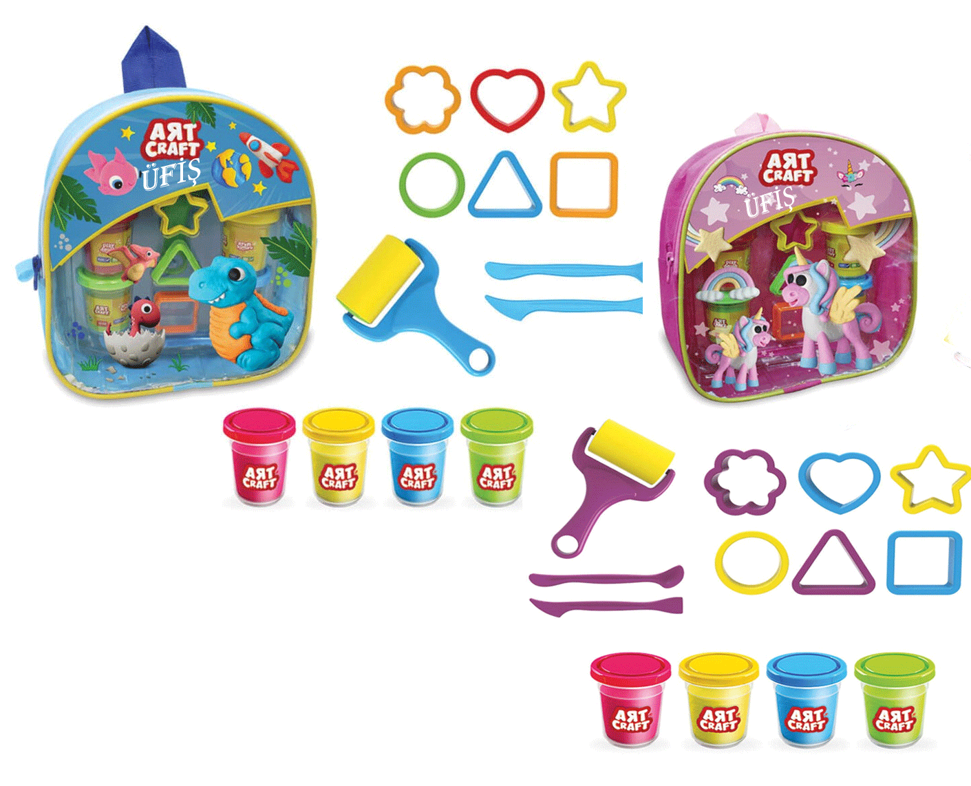 Art Craft Sırt Çantalı Oyun Hamur Set Mavi 3339 Fiyatları ve