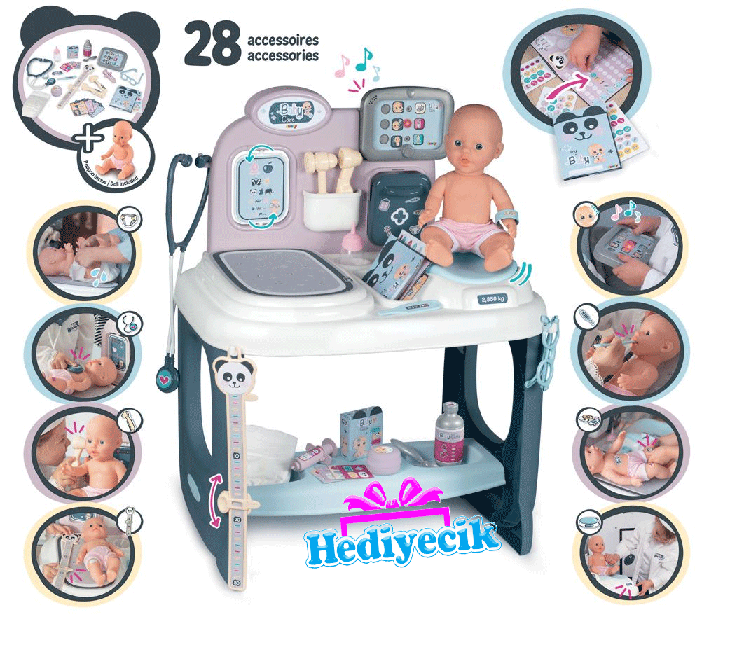 Smoby Baby Care Center Bebek Bakim Merkezi Cesitleri En Ucuzu Fiyata Hediyecik Com Da