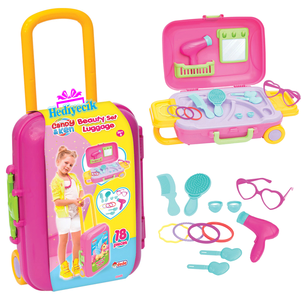 Dede Candy & Ken Güzellik Set Bavulum en iyi Fiyatları En Uygun