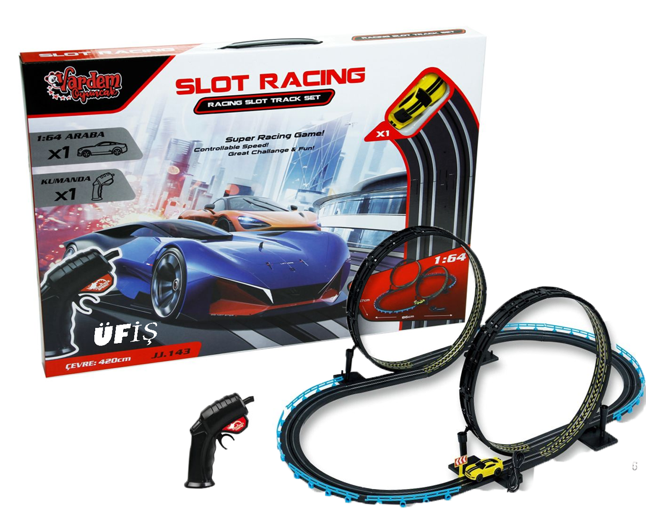 ride/RIDE、ride play/RIDE 2枚セット Slot Racıng Pilli 1 Araçlı Yarış Seti 1:64 Araçlı Pist Seti JJ.143