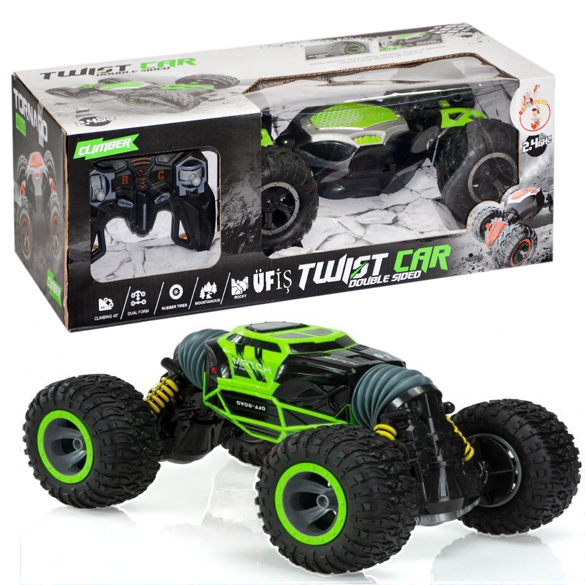 Kumandalı Çift Taraflı Twist Car Arabası UD2196A Fiyatları