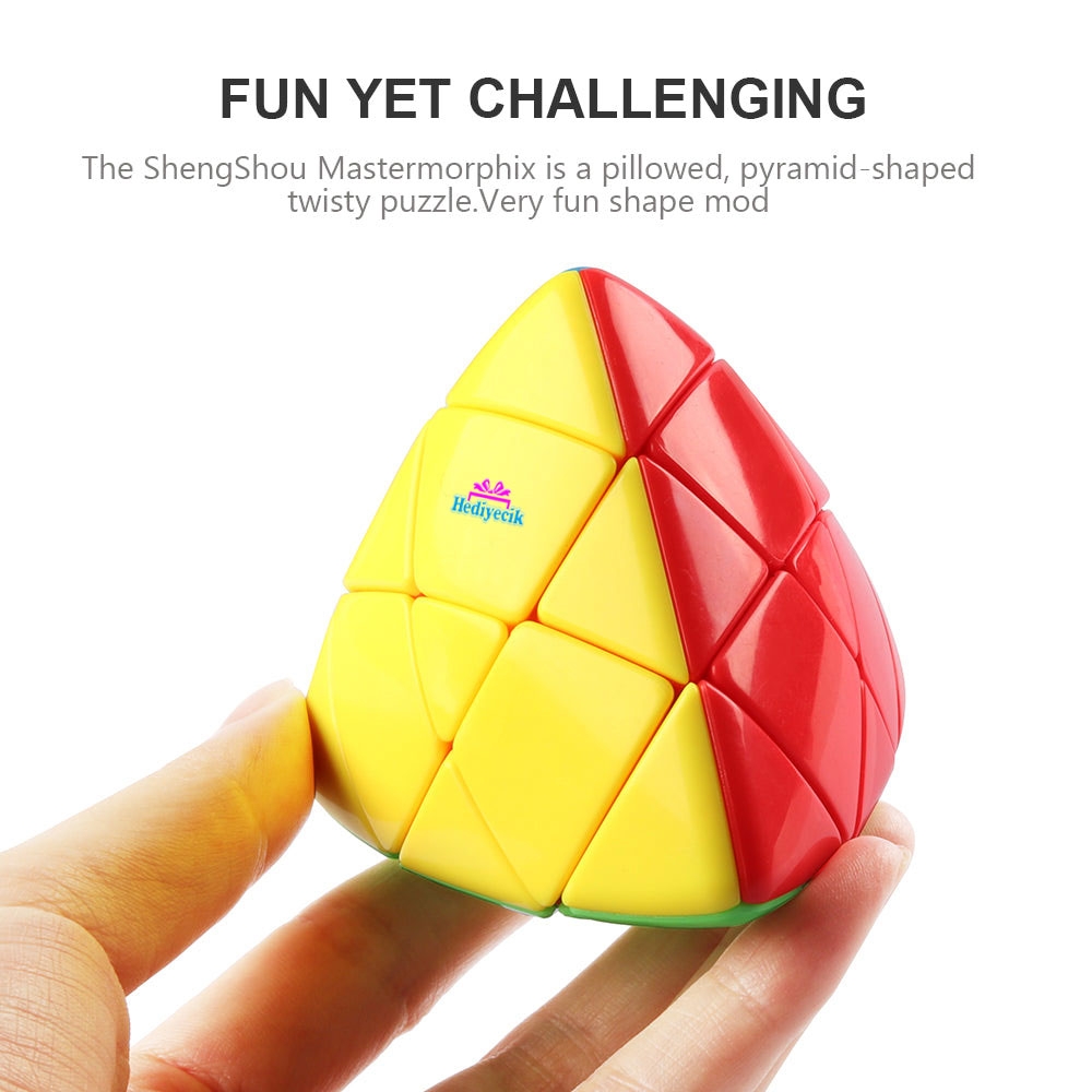 Mastermorphix Pyramid 3x3 Zeka Küpü Küp Yapışkansız