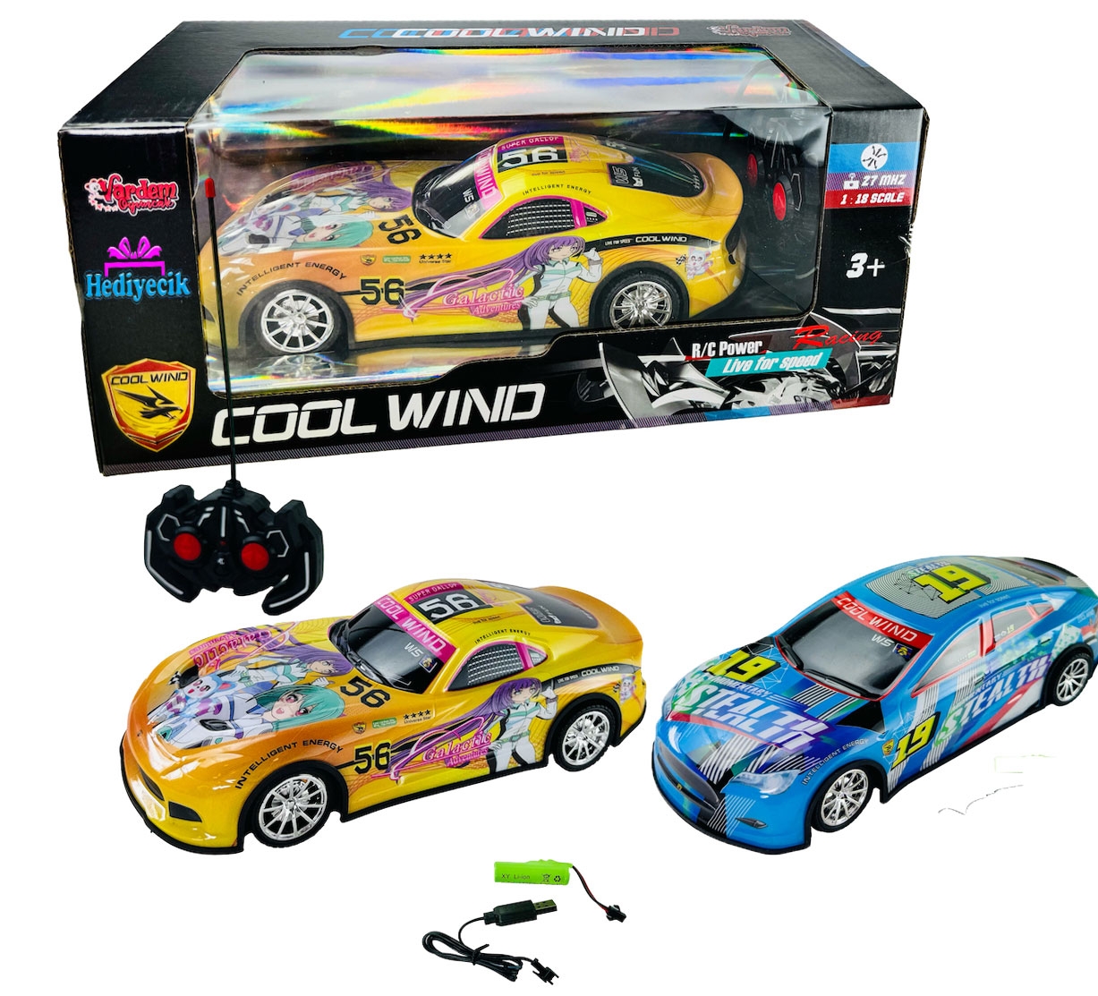 Cool Wind Uzaktan Kumandalı Şarjlı Rüzgar Araba 1:18 Fiyatları En