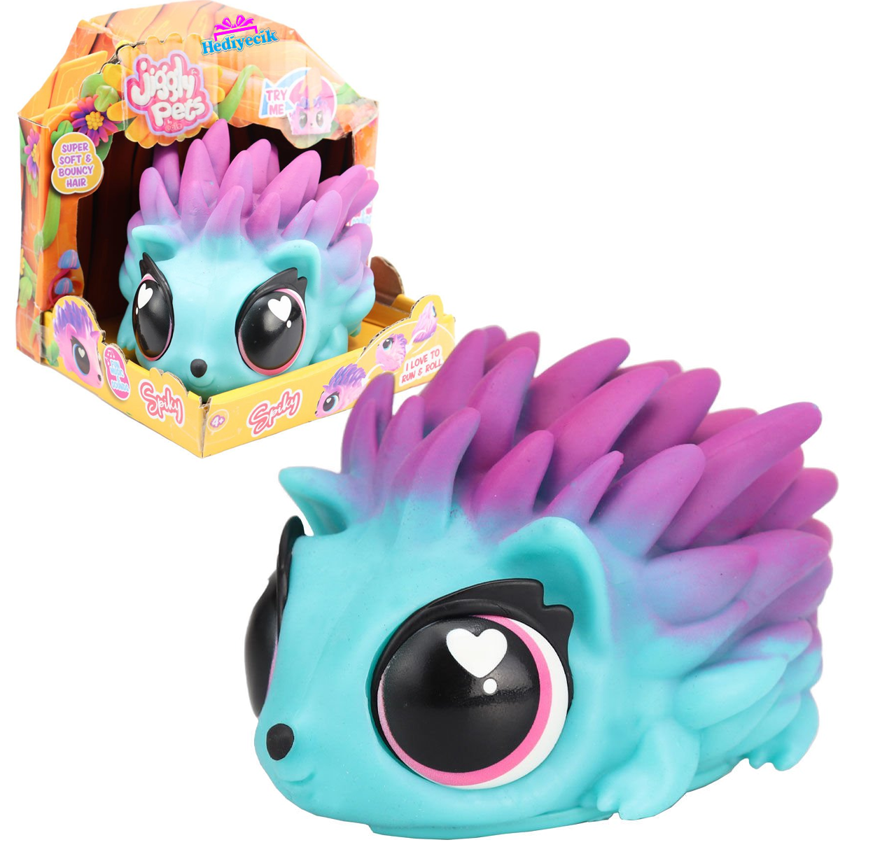 Jiggly Pets Sesli Mavi Kirpi JGG02200 Lisanslı oyuncak Fiyatları