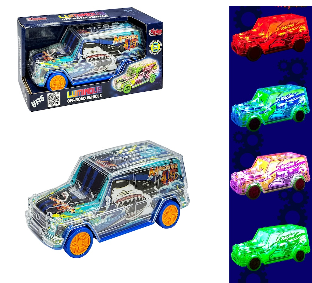 Vardem Işıklı, Müzikli Pilli Çarp Dön Renkli Jeep WK-C-2A Kargo
