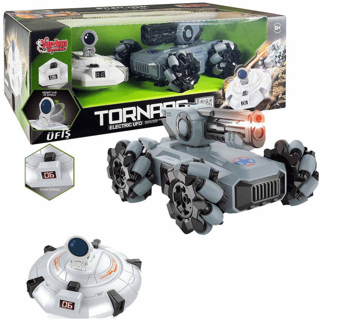 Uzaktan Kumandalı Şarjlı Ufo Avcısı ve Akrobatik Araba SYR-666-804