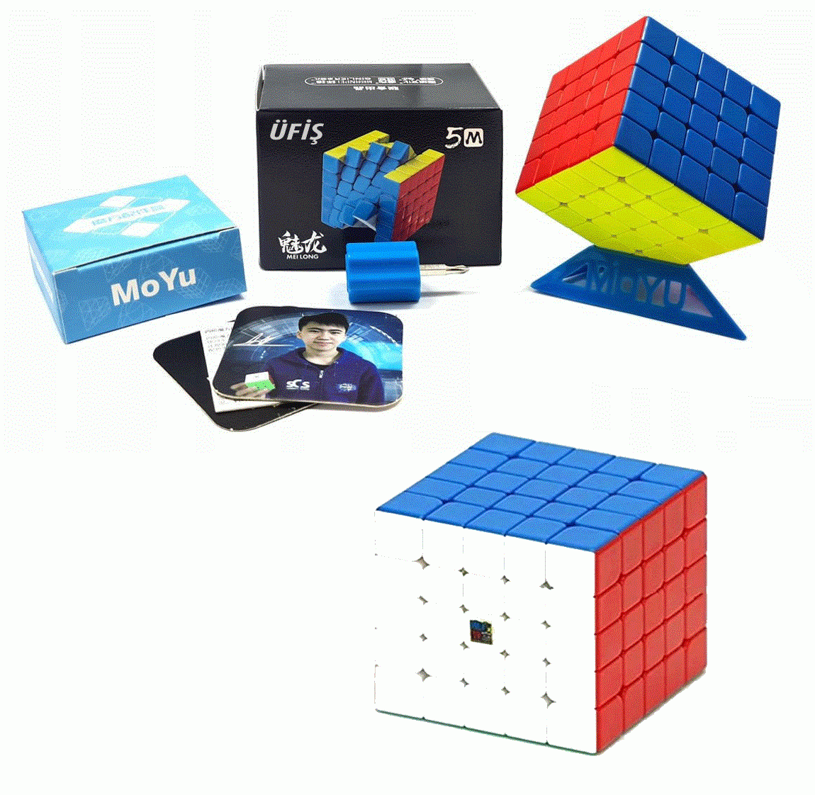 Moyu Meilong 5x5 Manyetik Cube 5M 1853 en iyi fiyatla Hediyecik