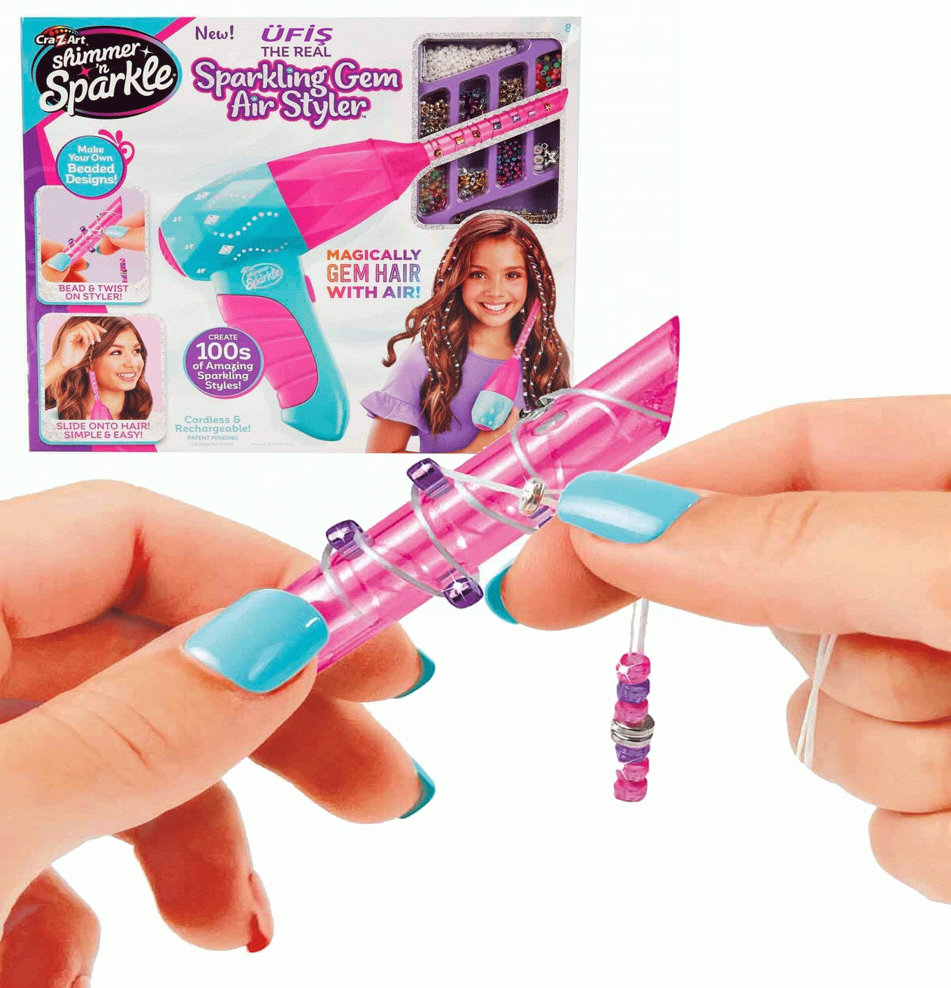 Cra-Z-Art Shimmer N Sparkle Saç Aksesuarı Seti 65609 en iyi