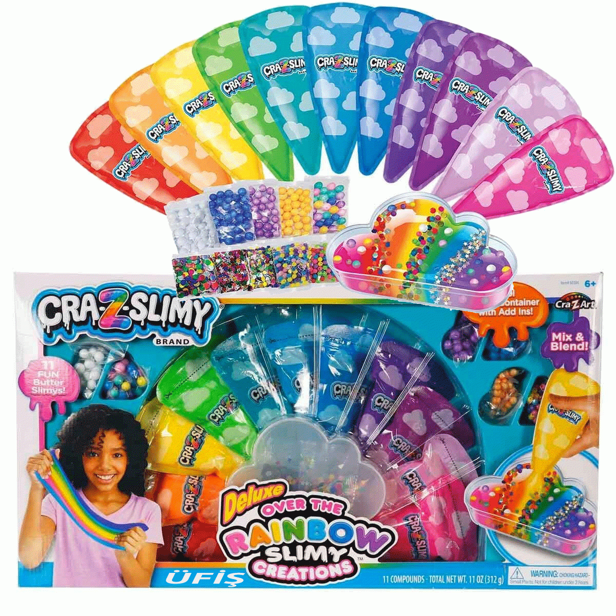Eğitici Oyuncaklar - Sunman - Cra-Z-Art Cra-Z-Slimy Deluxe